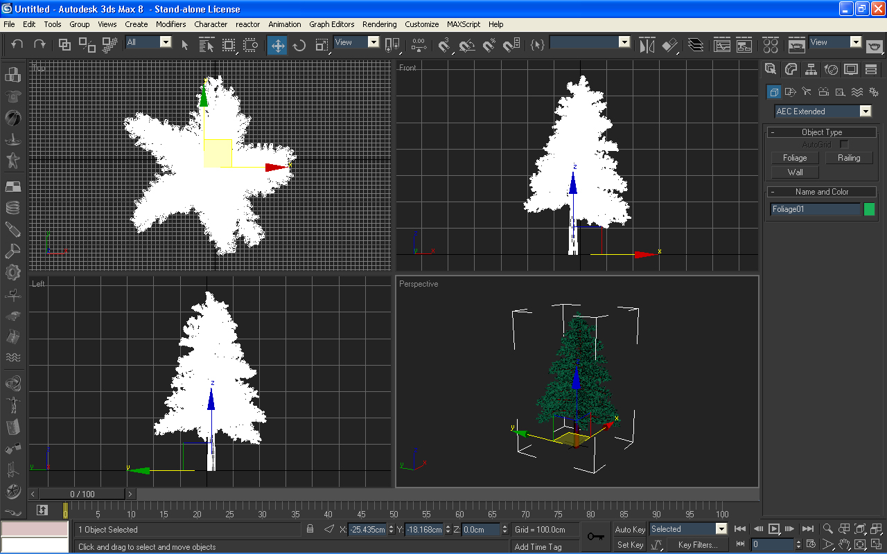 Membuat Pohon Pada 3ds Max Exestudio